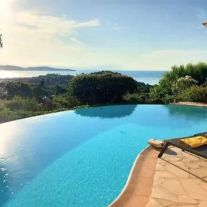 4-star Private With Heated Pool And Panoramic Sea View At Gulf De Saint Tropez Cavalaire-sur-Mer